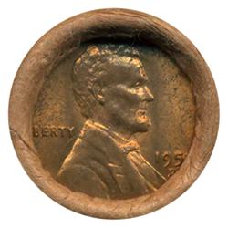 1955D Lincoln Cent RARE Never Opened Original Bank Roll 50 GEMS (COI-5482)