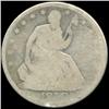 Image 1 : 1858O Seated Half Circulated (COI-5867)