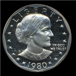 1980S Anthony Graded Dollar Proof Super GEM DCAM ICG PR70 (COI-6373)