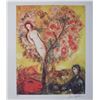 Image 1 : Marc Chagall TREE OVER VILLAGE Limited Edition Facsimile Signed Giclee