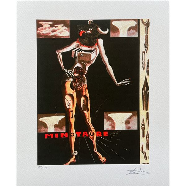 Salvador Dali THE MINOTAUR Facsimile Signed Numbered Giclee