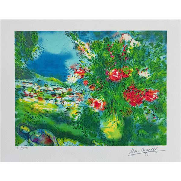 Marc Chagall PAYSAGE Limited Edition Facsimile Signed Giclee