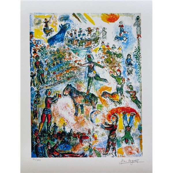 Marc Chagall CIRCUS GRAND Facsimile Signed Limited Edition Giclee