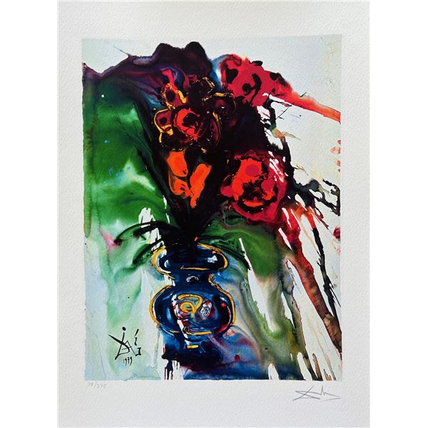 Salvador Dali GALA’S BOUQUET Signed Limited Edition Giclee