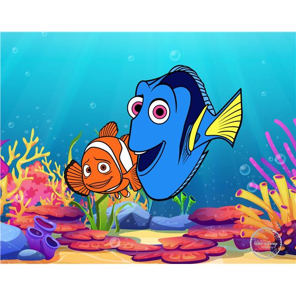 Disney FINDING NEMO Sericel Animation Art Serigraph Cel