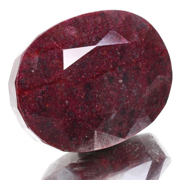 Magnificent Certified Museum Size 2300 Ct Natural Red Ruby Solitaire