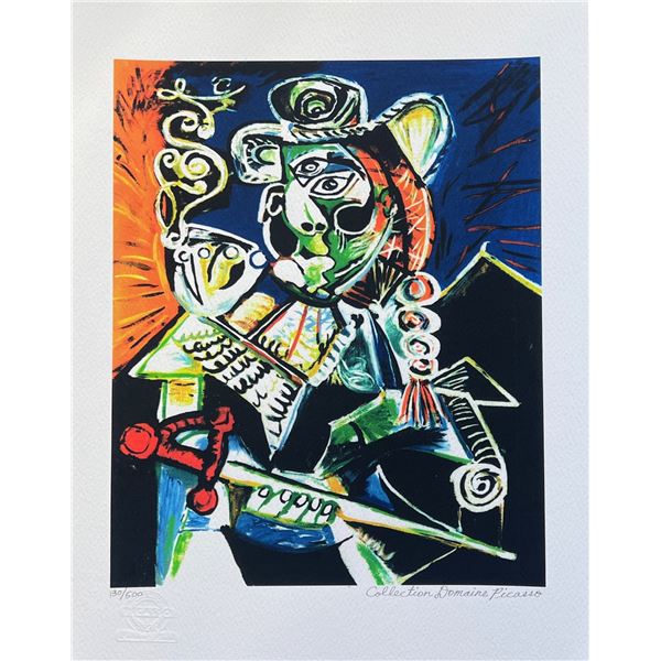 Pablo Picasso CAVALIER WITH PIPE Estate Signed Limited Edition Giclee