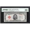 Image 1 : 1928C $5 Legal Tender Note PMG 66EPQ