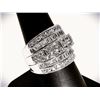 Image 2 : 14 Kt White Gold Plate 5.75 Ctw Lab Simulated Diamond Ring