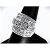 Image 4 : 14 Kt White Gold Plate 5.75 Ctw Lab Simulated Diamond Ring