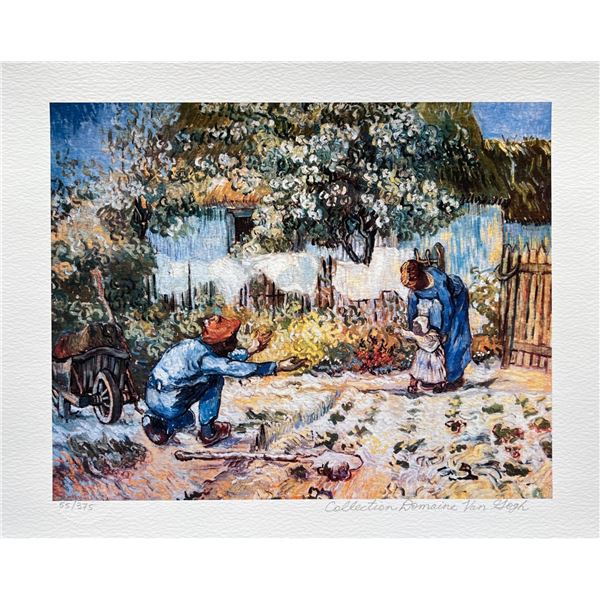 Vincent Van Gogh FIRST STEPS Estate Signed Limited Edition Giclee