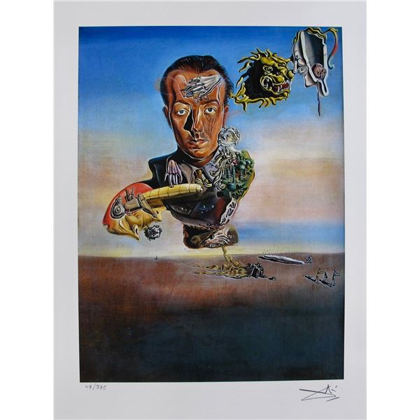Salvador Dali PORTRAIT OF PAUL ELUARD Facsimile Signed & Numbered Giclee