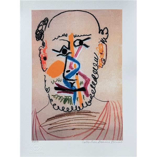 Pablo Picasso HALF BALD MAN WITH BEARD Estate Signed Limited Edition Giclee