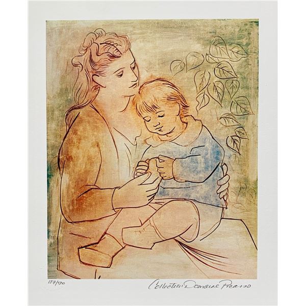 Pablo Picasso MOTHER AND CHILD Estate Signed Limited Edition Giclee