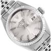 Image 2 : Rolex Ladies Stainless Steel 14K Fluted Bezel Date Watch