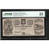 Image 1 : 1837 $10 Manchester MI Obsolete PMG 25