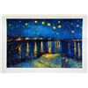 Image 1 : Vincent Van Gogh STARLIGHT OVER RHONE Estate Signed Limited Edition Giclee