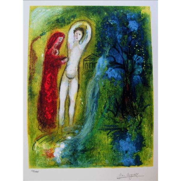 Marc Chagall DAPHNIS & CHLOE Facsimile Signed Limited Edition Giclee