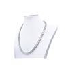 Image 6 : 18KT White Gold Plated 69ctw Azotic Blue Moissanite Tennis Necklace