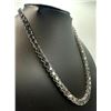 Image 1 : 18KT White Gold Plated 69ctw Deep Purple Fire Moissanite Necklace