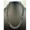 Image 2 : 18KT White Gold Plated 69ctw Deep Purple Fire Moissanite Necklace