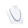 Image 4 : 18KT White Gold Plated 69ctw Deep Purple Fire Moissanite Necklace