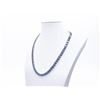 Image 6 : 18KT White Gold Plated 69ctw Deep Purple Fire Moissanite Necklace