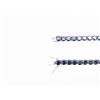 Image 9 : 18KT White Gold Plated 69ctw Deep Purple Fire Moissanite Necklace