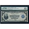 Image 1 : 1918 $10 Chicago FRBN PMG 45