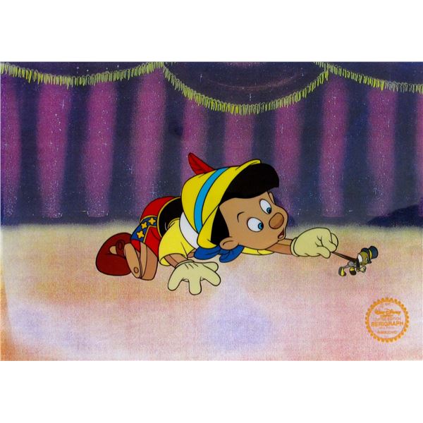 Disney PINOCCHIO Serigraph Sericel Animation Art Cel