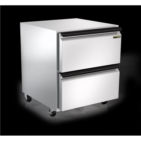 Silver King Commercial 2 Drawer Freezer on castors SKEF27-D2-1-BK6 (new without box)