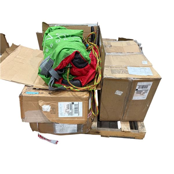 Pallet of Costco Returns - Water Sports rafts & gear