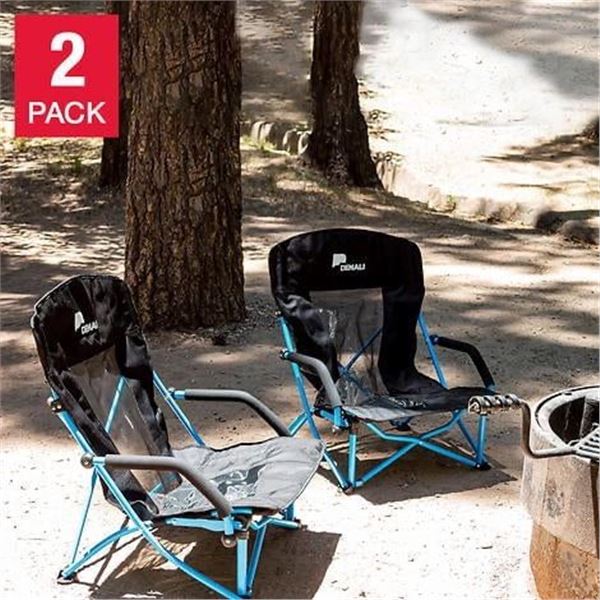 Pair of Denali Outdoors Low Rider Camp Chairs