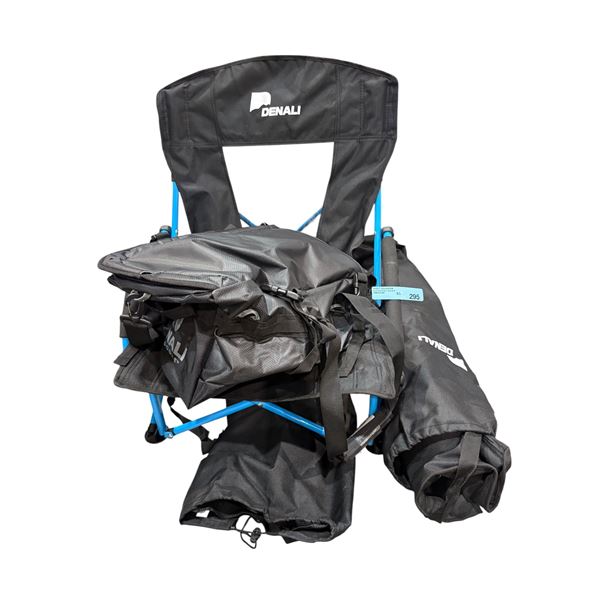 Group of assorted items - Denali Low Rider Camp Chair, Denali Outdoors bag