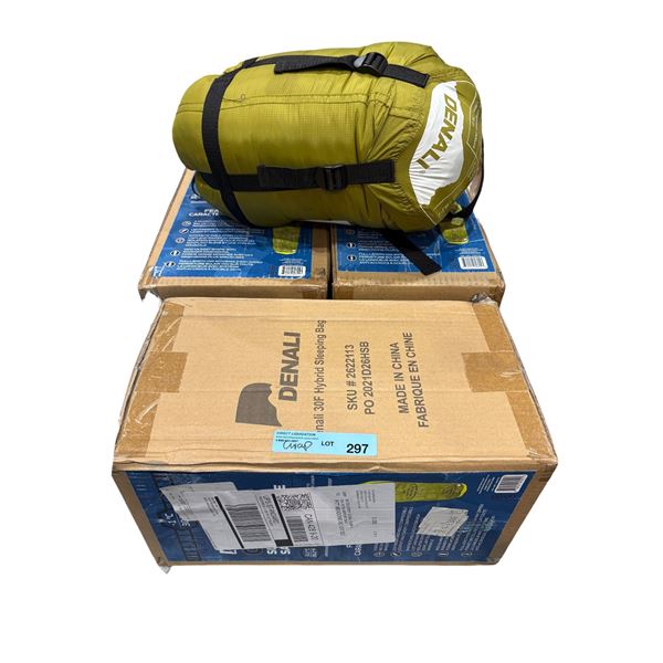 Group of Denali Chugiak sleeping bags