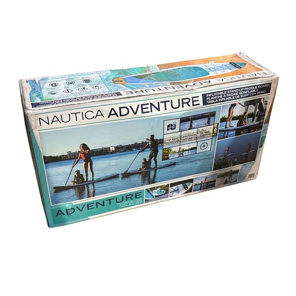 Nautica Adventure inflatable 10ft 6in stand-up paddle board in box