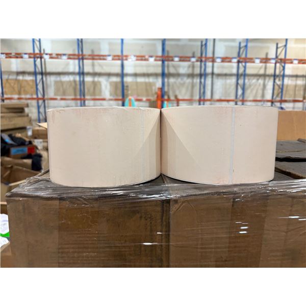 Pallet of thermal printer rolls