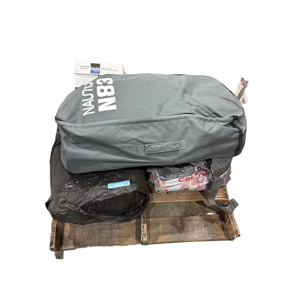 Pallet of Costco returns Water Sports equipment - paddle boards, rafts