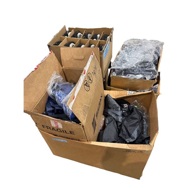 Pallet of assorted new clothing & Body Glove shoes