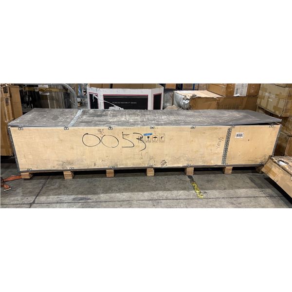 Wooden Crate of Assorted Metal Frames