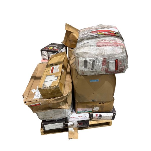 Pallet of Costco Returns Including - Inflatable Snow Tube, Spin Snowshoe Kit, Hightide Watersports T