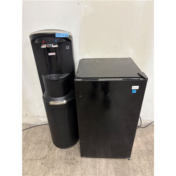 Group of Hot/Cold Water Dispenser & Avanti Fridge