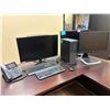 Image 1 : Group of Electronics - HP Monitor, Dell Monitor, Acer Monitor, ThinkCentre PC, Office Phone, Etc.