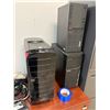 Image 2 : Group of Misc Electronics - 2x ThinkCentre Pc's, FX Gateway PC, 3x Dell Monitors, LG Monitor, Keyboa