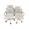 Image 1 : Group of 4 White Office Chairs