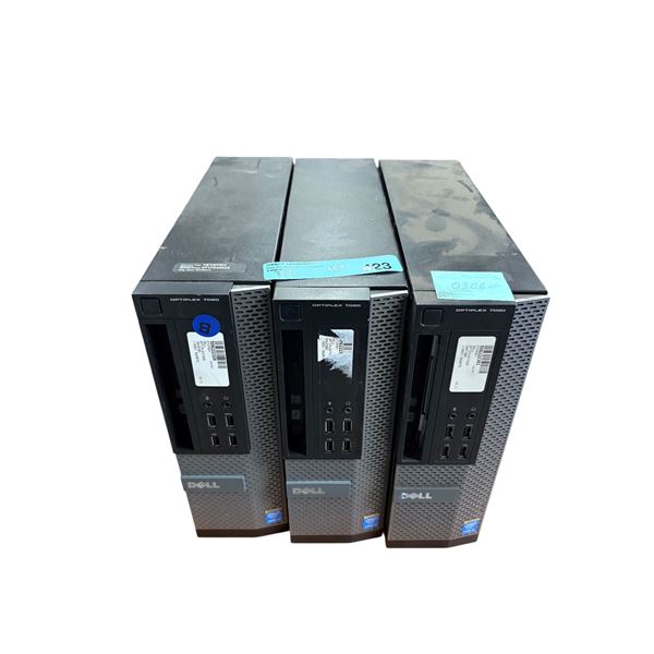 Group of 3 Dell Pc's