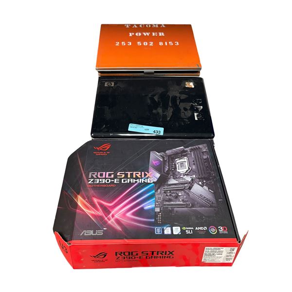 Group of Various Electronics - Laptops, ROG STRIX Motherboard, Etc.
