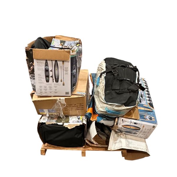 Pallet of Costco Returns Various Paddle Boards