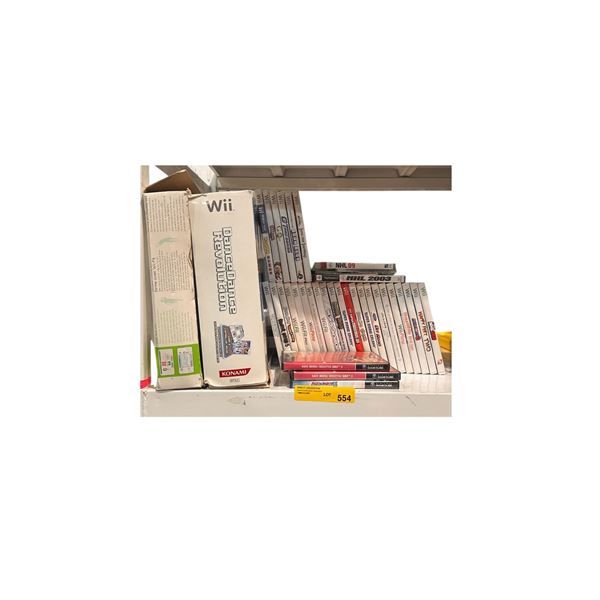 Group of Electronics - WII Games, Gamecube Games, Wii Dance Dance Revolution, Etc.