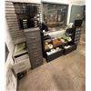 Image 2 : Room Lot of Assorted Misc - Desk, Filing Cabinet, Storage Bin, 2x Glass Shelves w/Storage, Etc.